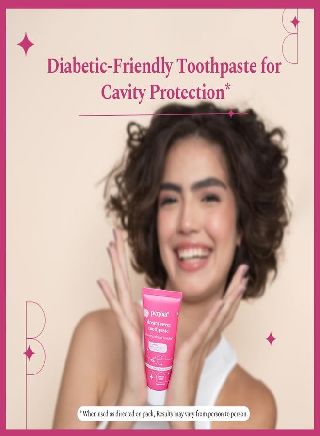 بيرفورا معجون أسنان بيرفورا لصحة الفم، خاص بمرضى السكري، للبالغين - 75 غرام (عبوة واحدة) | معجون أسنان خالٍ من السكر | معجون أسنان للحماية من التسوس | جل أسنان مناسب لمرضى السكري | معجون أسنان للأطفال والكبار | معجون أسنان خالٍ من كبريتات لوريل الصوديوم | معجون أسنان مضاد للتسوس | خالٍ من المحليات الصناعية | معتمد من Made Safe | مناسب للنباتيين | معجون أسنان جل - بنكهة النعناع والجامون - Image 2